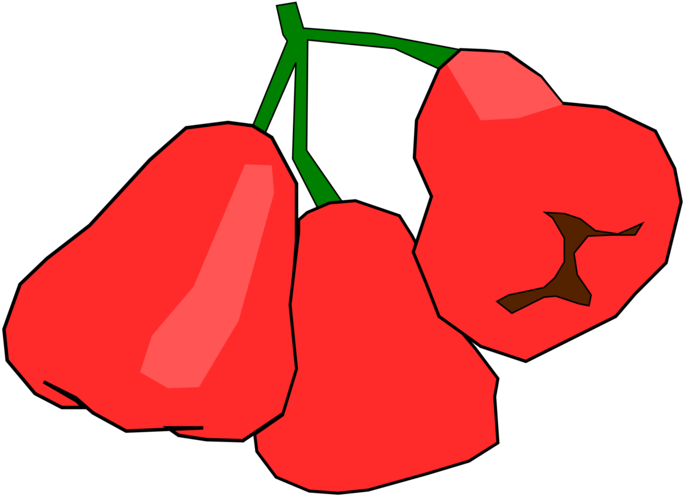 Cashew Computer Icons Guava Watery Rose Apple Fruit - Rose Apple Clipart (750x750), Png Download