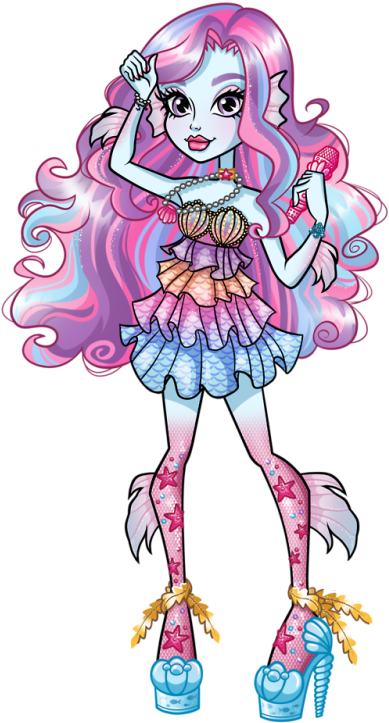 Monster High Sirenety Hazy (427x750), Png Download