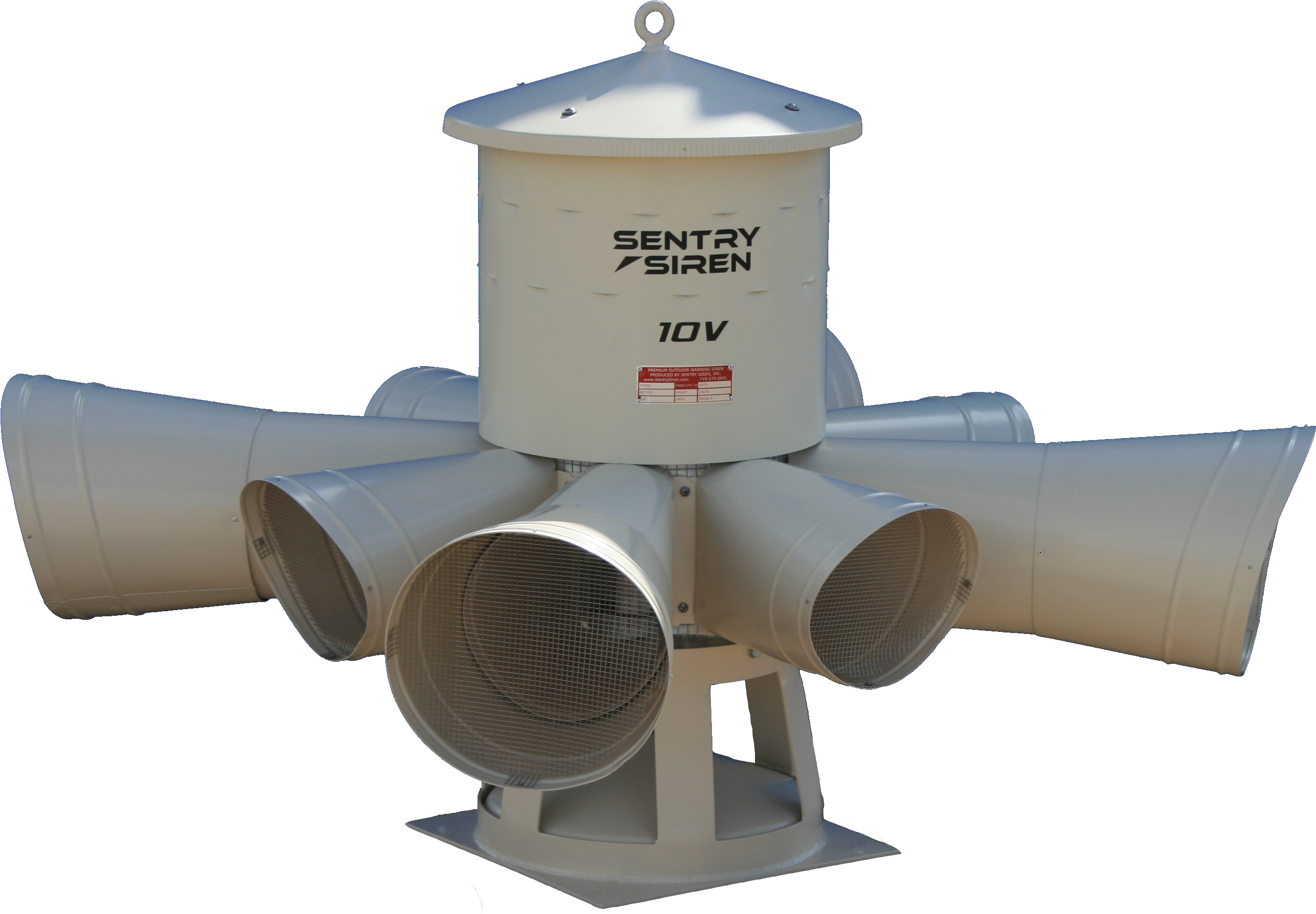 Siren In Production 10v - Sentry Siren 10v (2643x1848), Png Download