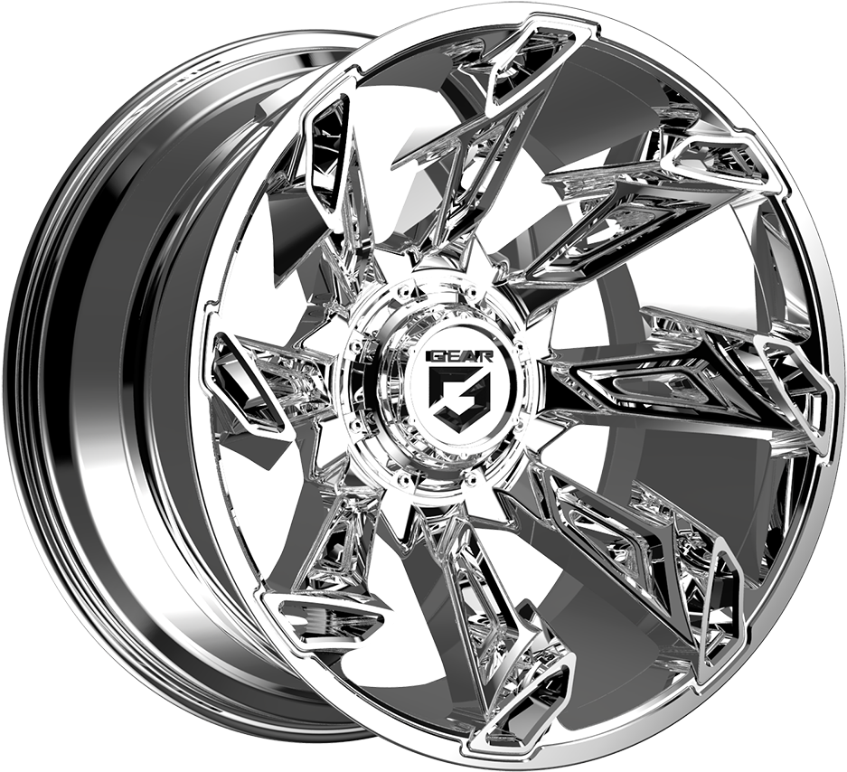 5 Lug 752 Slayer Chrome Plated 5 Lug Chrome Plated - Chrome Plating (1000x1000), Png Download