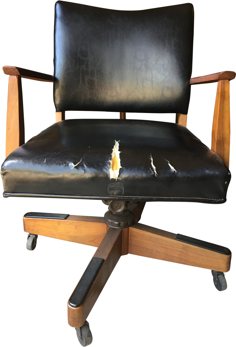 Upholstered Swivel Desk Swivel Desk Chair - Office Chair (1200x1200), Png Download