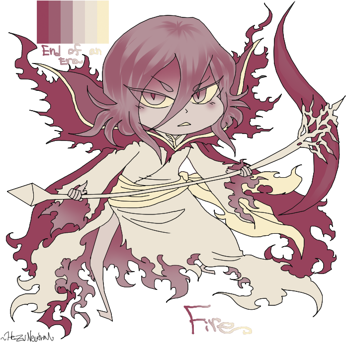 Palette Rukia The White Moon, The Ice Queen, The Soul - Cartoon (700x700), Png Download