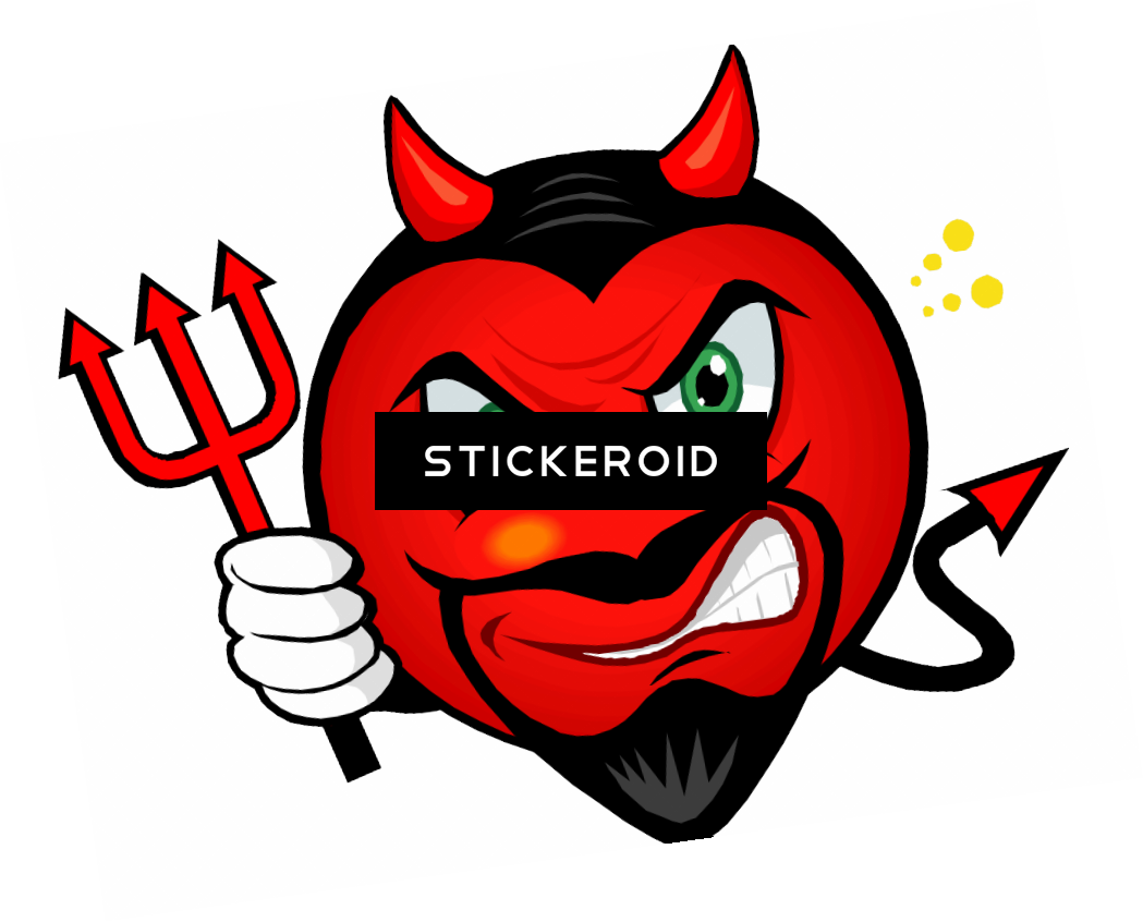 Devil Diablo Дьявол - Devil Cartoon Face (1049x846), Png Download