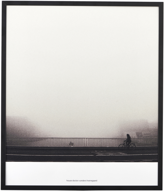 House Doctor Picture Places - Rama Tablou Negru Subtire (1000x1000), Png Download