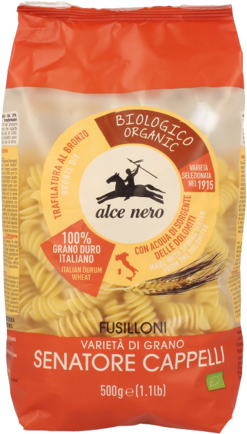 Fusilloni Senatore Cappelli Eko - Alce Nero Organic Instant Barley Beverage - 4.4 Oz (496x720), Png Download