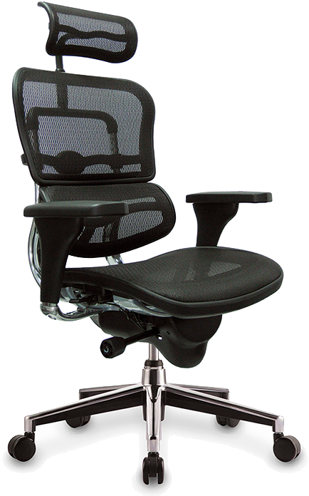 Sillón Presidencial En Mesh Modelo Rm-9000 ✨ Respaldo - Ergonomic Chair (460x704), Png Download