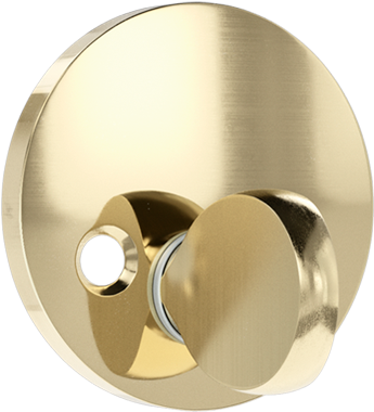 Thumb Turn Ts 1 Brass - Circle (650x650), Png Download