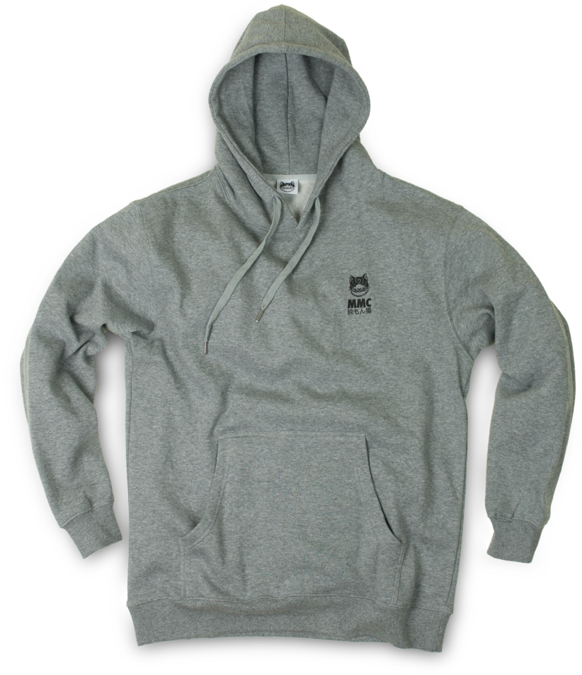 Black Skull Cat Hoodie - Cat (1000x1000), Png Download