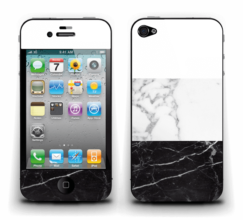 Iphone 4s Skins Custom Custom Color Skin Caseapp (800x724), Png Download