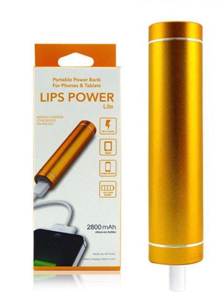 New Smart Gift Capacity 2800mah Lip Stick Usb Power (600x600), Png Download