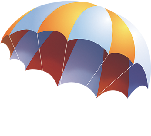 Steampunk Parachute Cartoon Png Svg Transparent Stock - Cartoon Parachute Png (600x600), Png Download
