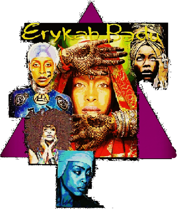 Erykah Badu (576x1024), Png Download