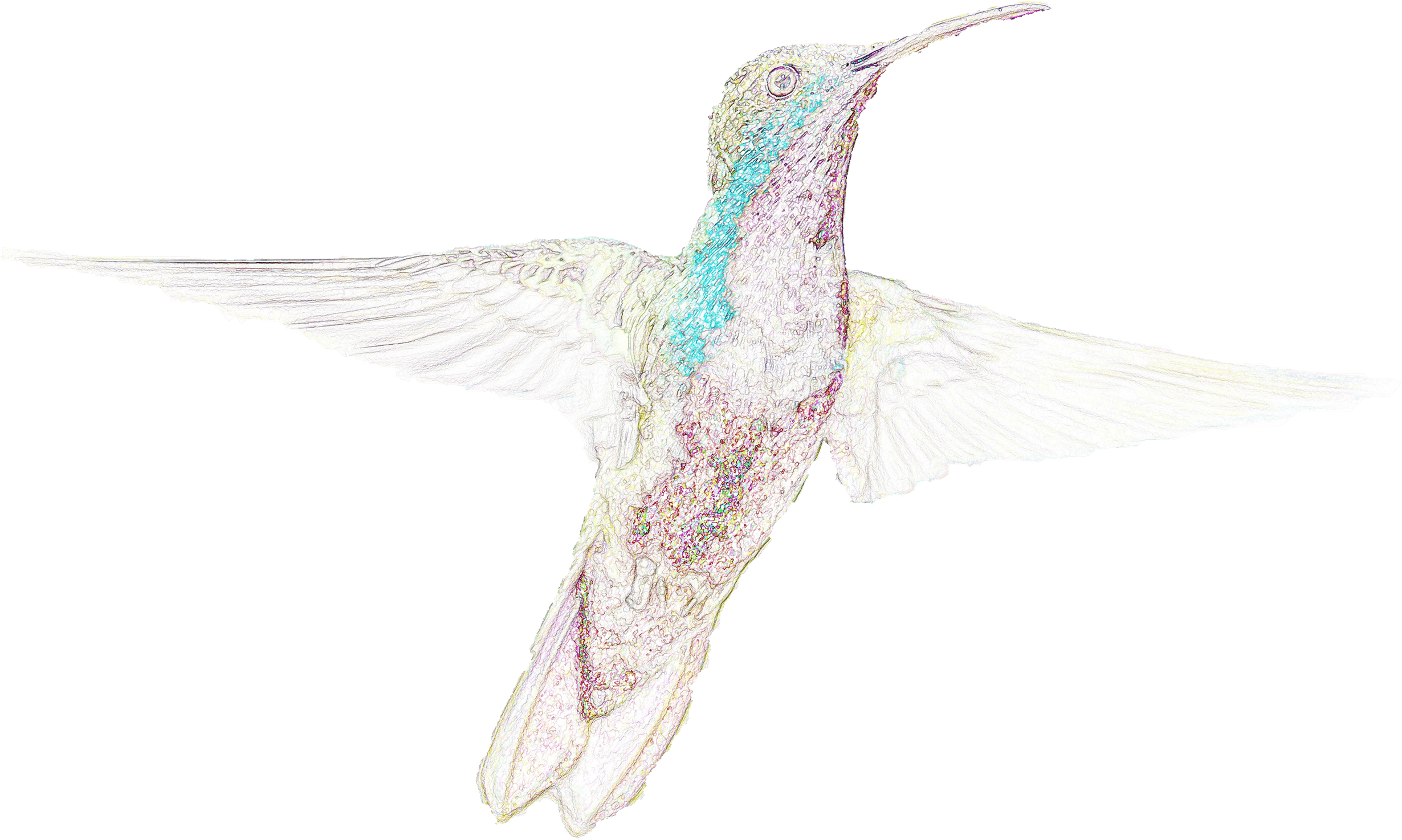 Aves, Naturaleza, Arte De La Computadora, Pájaro, Imaginación, - Bird (2761x1980), Png Download