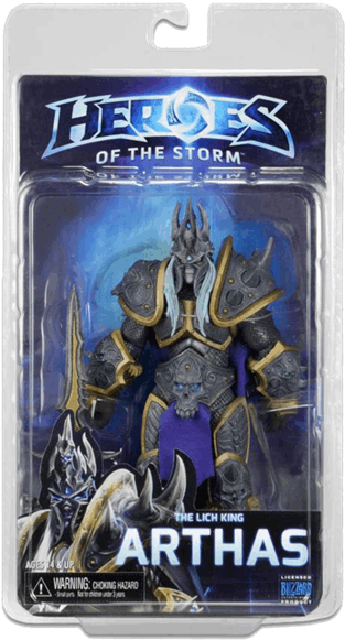 1 Of - Arthas Heroes Of The Storm Action Figure Blizzard Heroes (600x600), Png Download