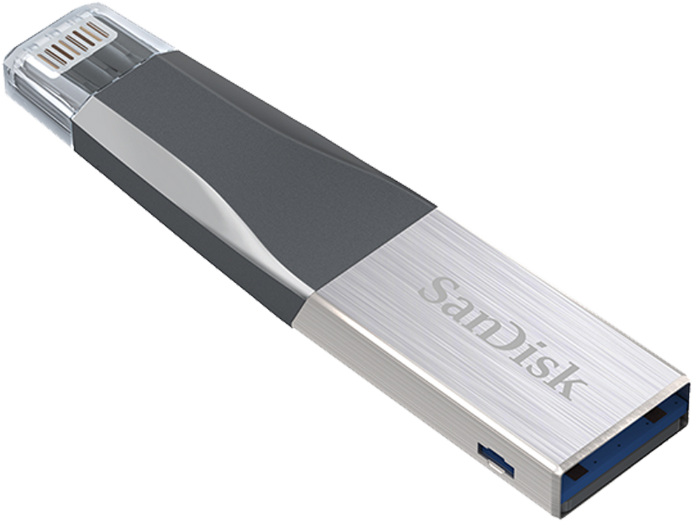 Sandisk Ixpand Mini 64gb Usb Flash Drive For Iphone/ipad/pc - Sandisk Ixpand Mini Flash Drive (1000x1000), Png Download