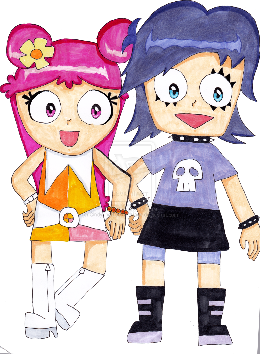Hhpay Ami Yumi By - Hi Hi Puffy Amiyumi (1024x1393), Png Download