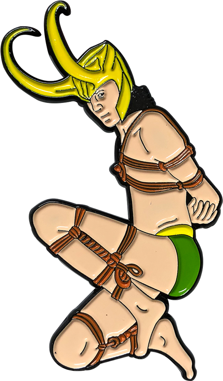 Geeky And Kinky Loki Pin - Kinky Loki (2700x1800), Png Download