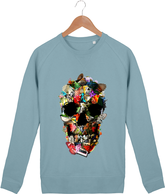 Sweatshirt Men Crew Neck Stanley Strolls Fragile By (690x850), Png Download