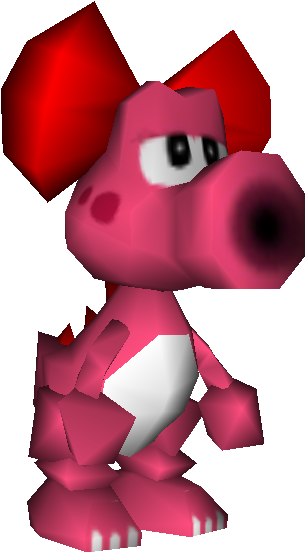 Download Zip Archive - Birdo Super Mario 64 (750x650), Png Download