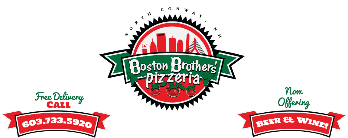 There's No Need To Go The North End Boston Brothers - Boston Brothers Pizzeria (1164x497), Png Download