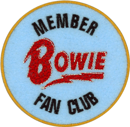 Bowie Fan Club David Bowie, Patches, Cloths, Bands, - Fan Club (1024x1024), Png Download