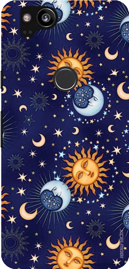 Iphone Sun And Moon (529x978), Png Download