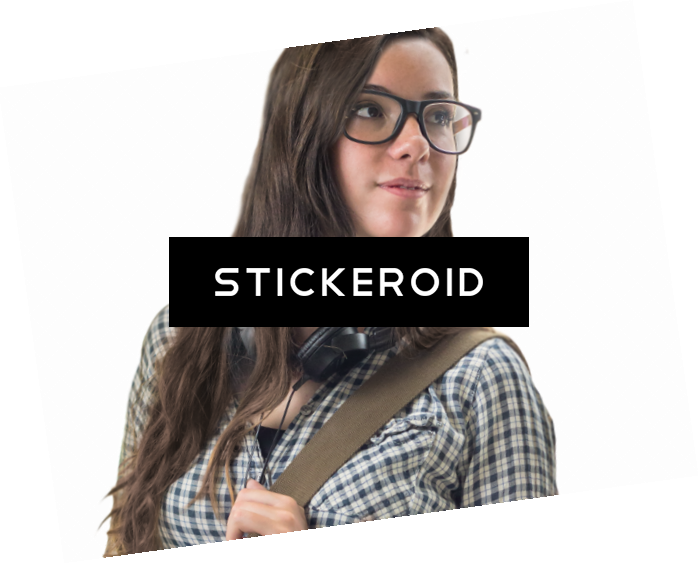 Brunette Girl - Girl (699x564), Png Download