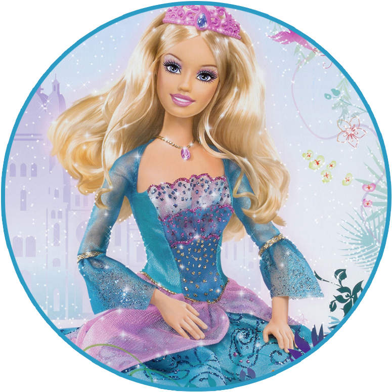 Rótulos Da Barbie Gratuito Para Imprimir - Beautiful Facebook Dp Of Dolls (787x787), Png Download
