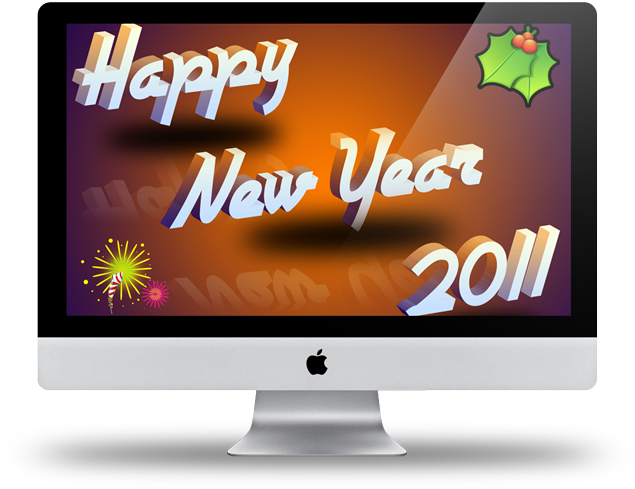 Happy New Year - Happy New Year 2011 (640x507), Png Download