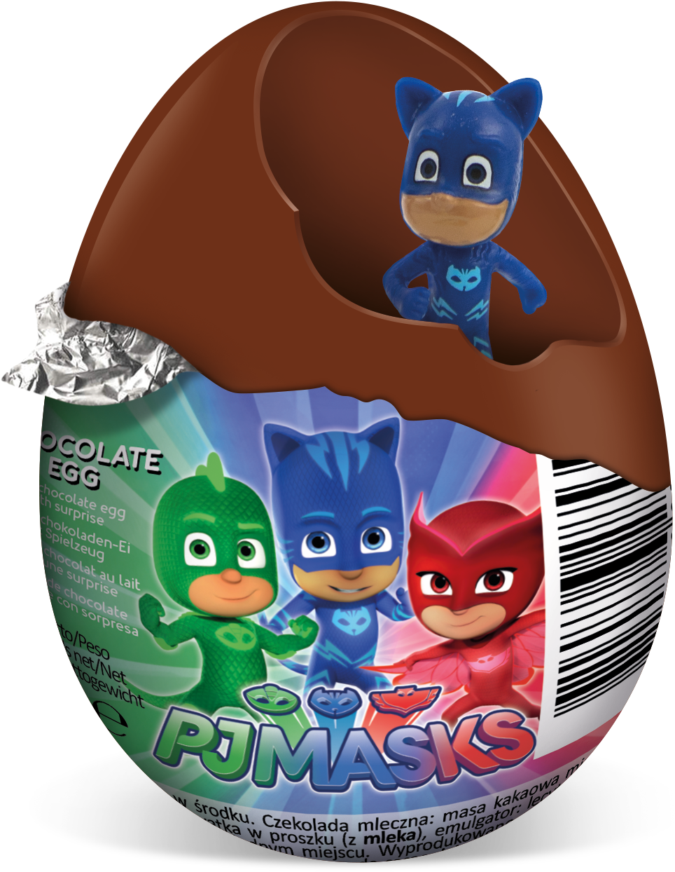 Pj Masks Chocolate Egg - Calendar 2018 Boutique Disney Junior Pj Masks Calendar (1084x1547), Png Download