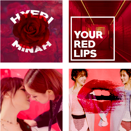 [ » ] Red&black Colorboard * Hyeri - Jsaltzz (580x580), Png Download