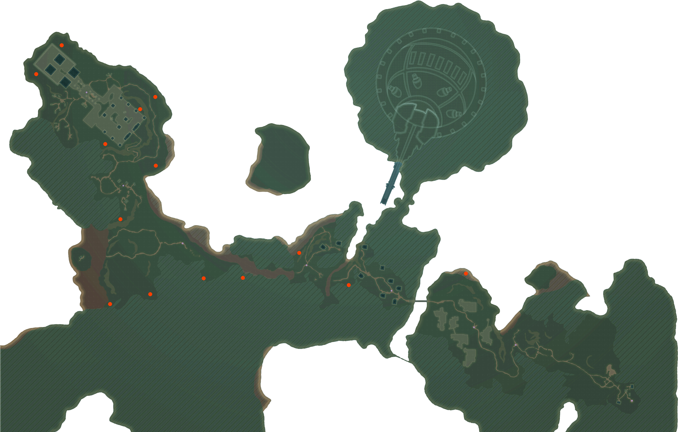 Diaphran Archipelago With Stone Tablets Spots Uuc0t1e - Portable Network Graphics (2819x1804), Png Download