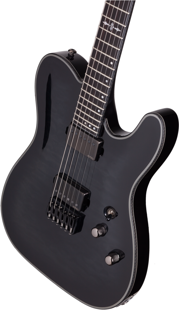 Schecter E-gitarre Hellraiser Hybrid Pt Trans Black - Schecter Keith Merrow Km-7 Mk-ii (720x1080), Png Download