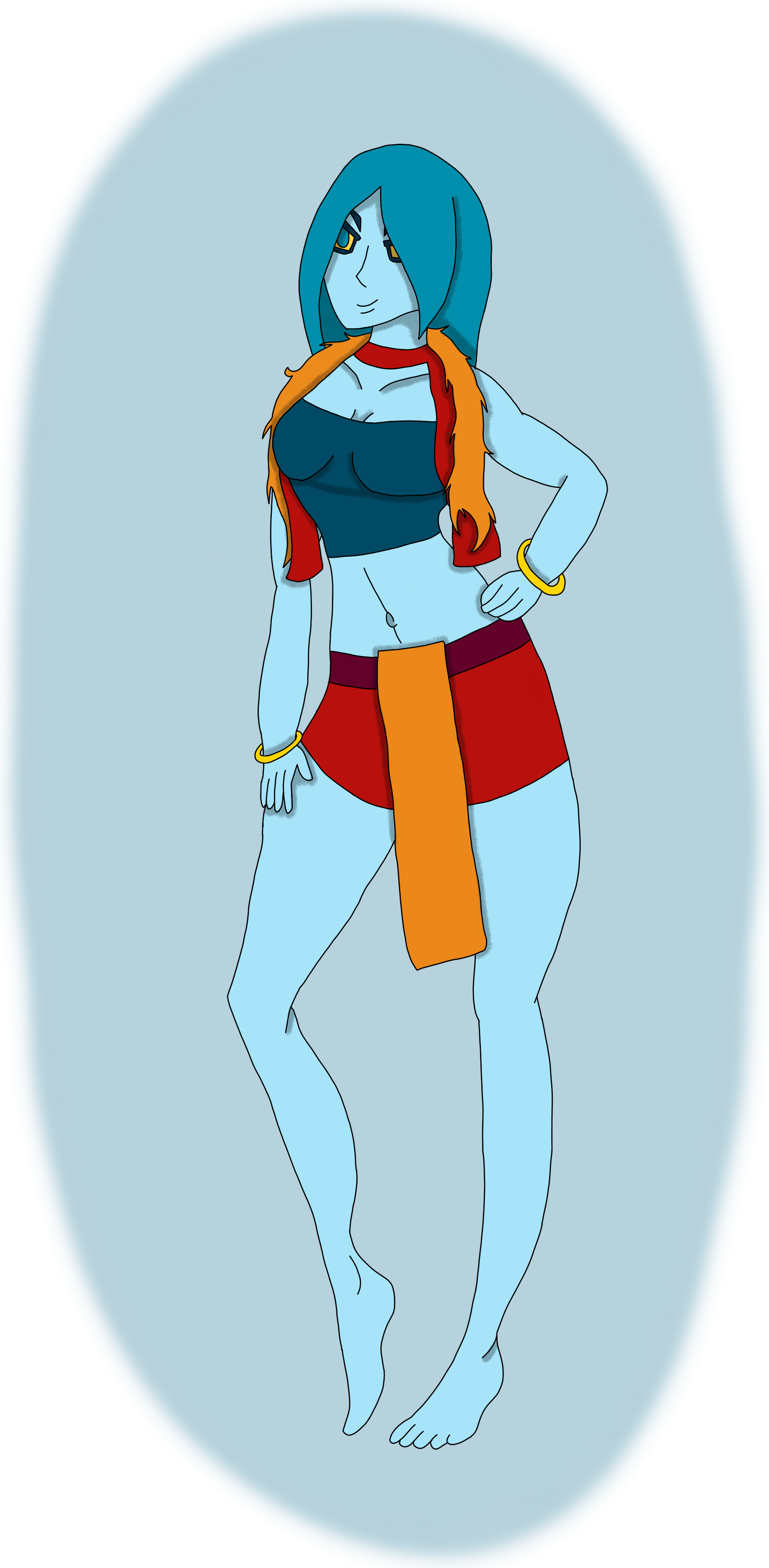 Synergrace Art - - Enter The Gungeon Synergrace (1839x3751), Png Download