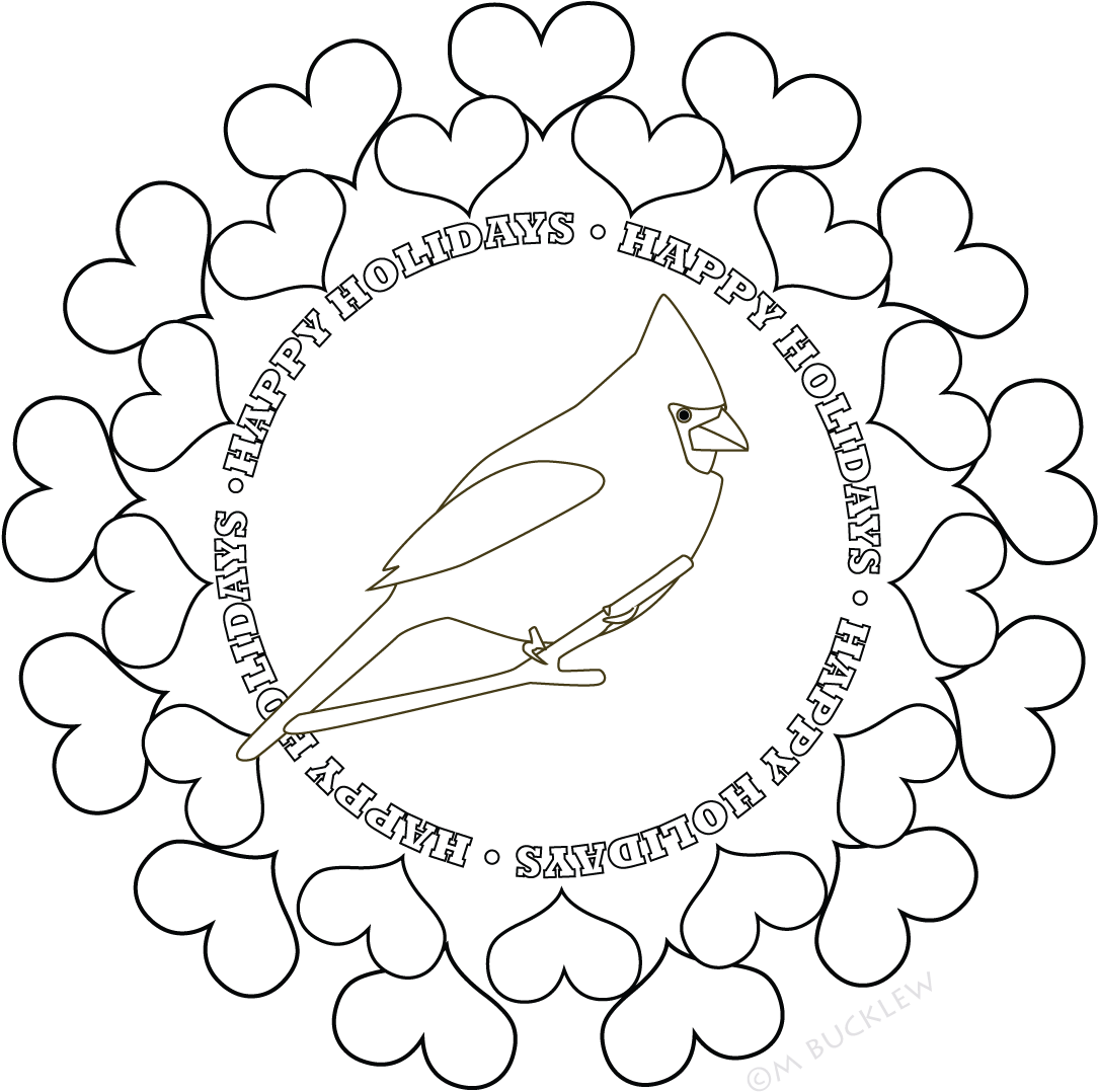 Holiday Greetings From The Heart Free Image 300 Png - Embroidery (1360x1360), Png Download