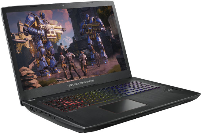 Although It Easily Squeezes Into A Backpack, The - Asus Rog Gu501gm 15.6 (696x517), Png Download