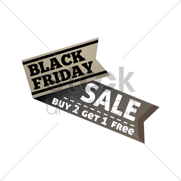 Black Friday Sale Label V矢量图形 (600x600), Png Download