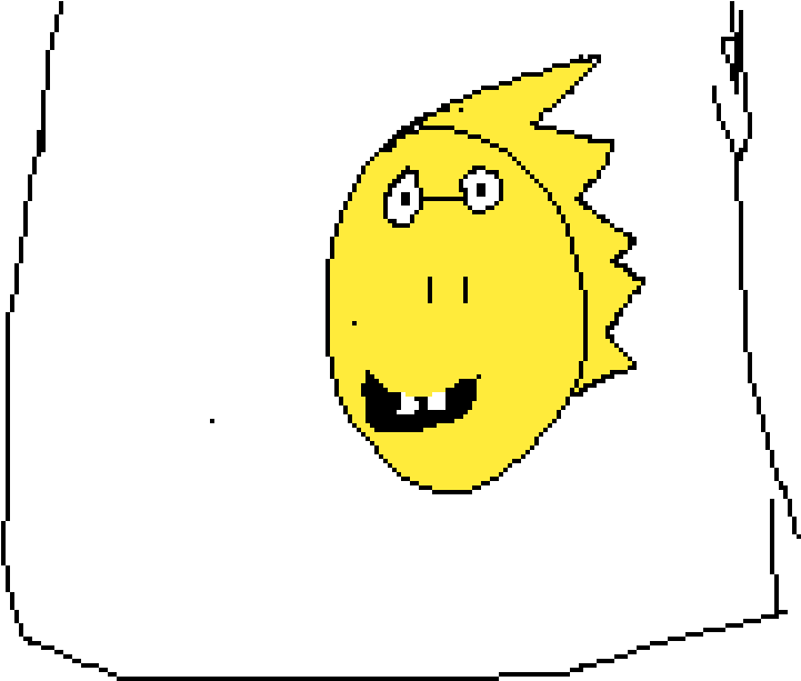 Alphys Takes Action Undertale - Smiley (1120x1000), Png Download