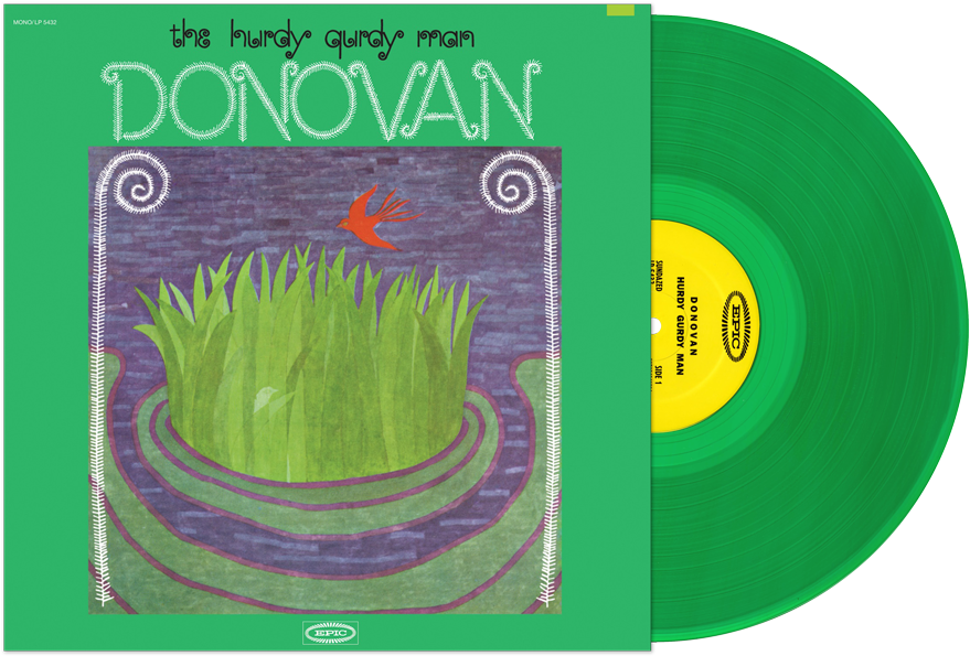 The Hurdy Gurdy Man Mono Edition Lp - Donovan Hurdy Gurdy Man Album Cover (900x900), Png Download