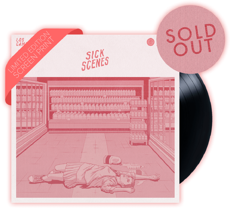 Los Campesinos Sick Scenes (1050x1050), Png Download