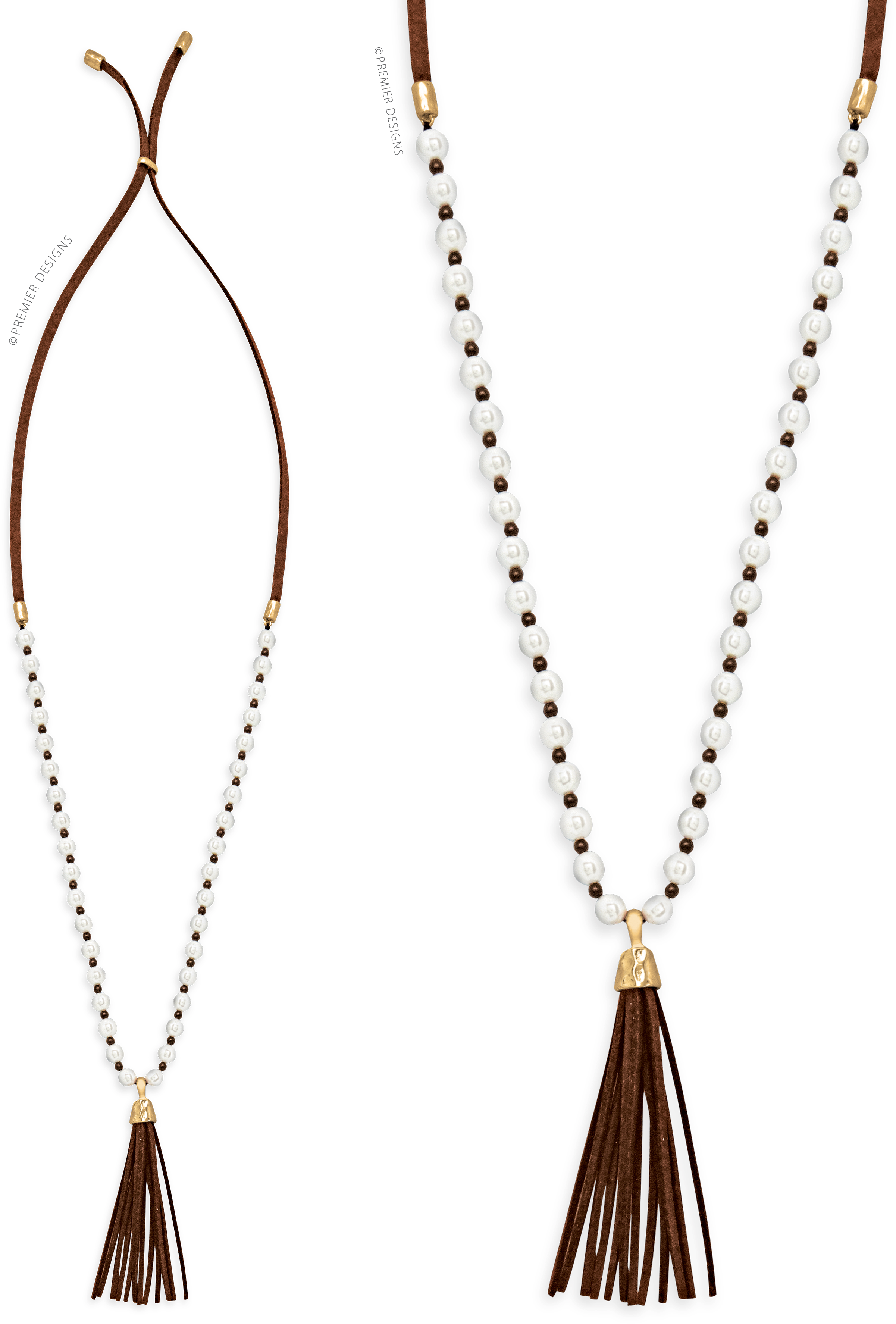 Mg 20746 Pearl Sueded Necklace Is A Great Mix Of Natural - Pearl Suede Premier Designs (2700x3600), Png Download