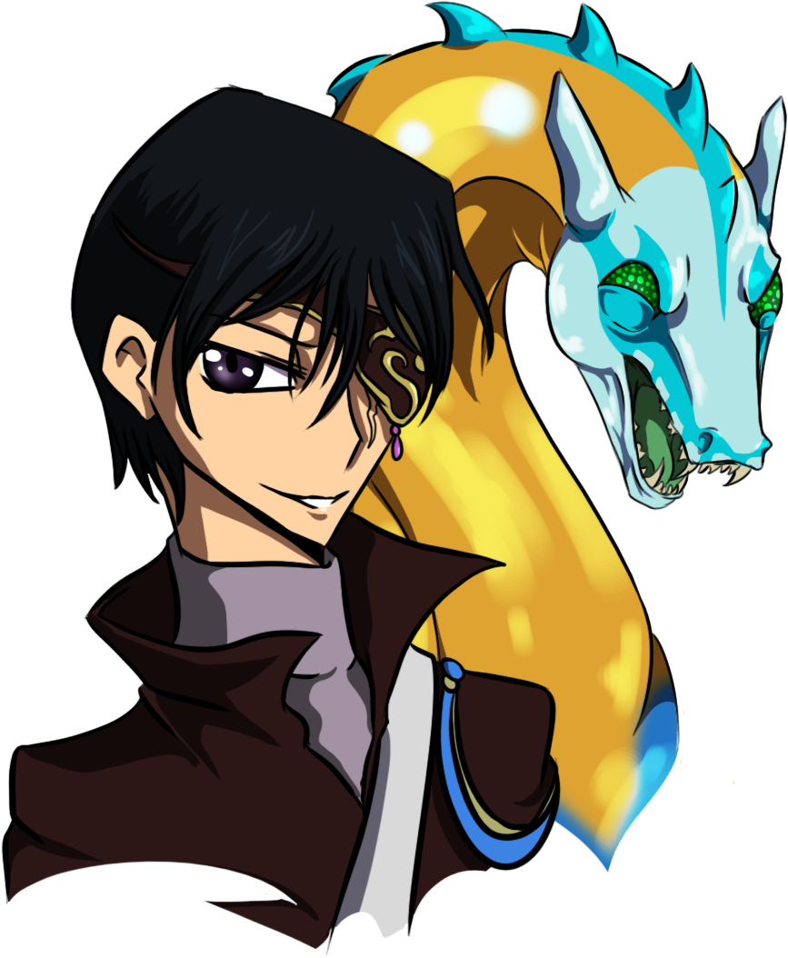 Lelouch Of Blue Isith And Suzaku Of Brown Rath~ - Lelouch Lamperouge (955x1093), Png Download