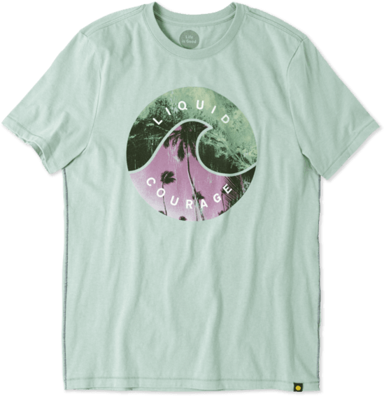 Men's Liquid Courage Newbury Tee - Active Shirt (570x570), Png Download