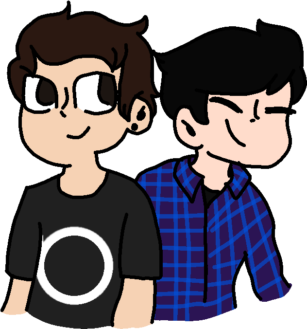 #amazingphil #danielhowell #danisnotonfire #fanfiction - Cartoon (851x938), Png Download