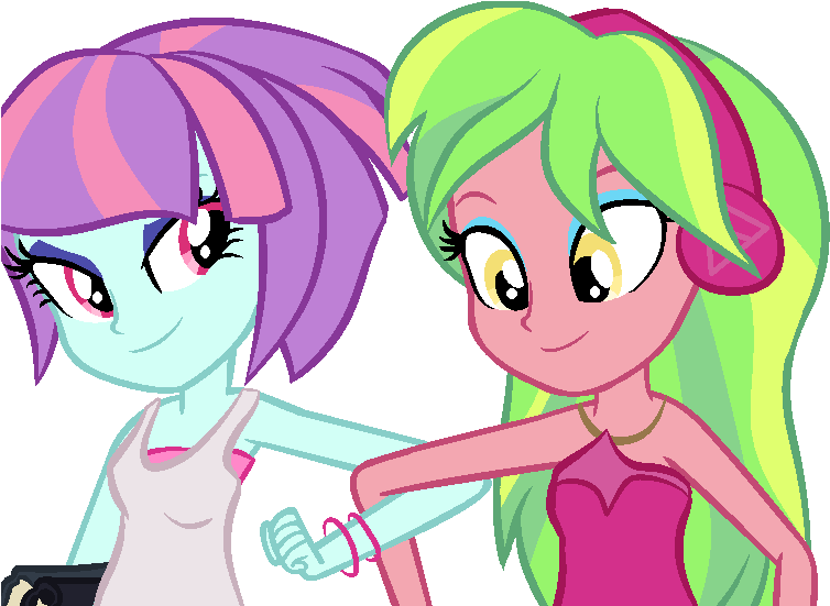 Lesbian, Safe, Shipping, Simple Background, Sunny Flare, - My Little Pony: Friendship Is Magic (800x550), Png Download
