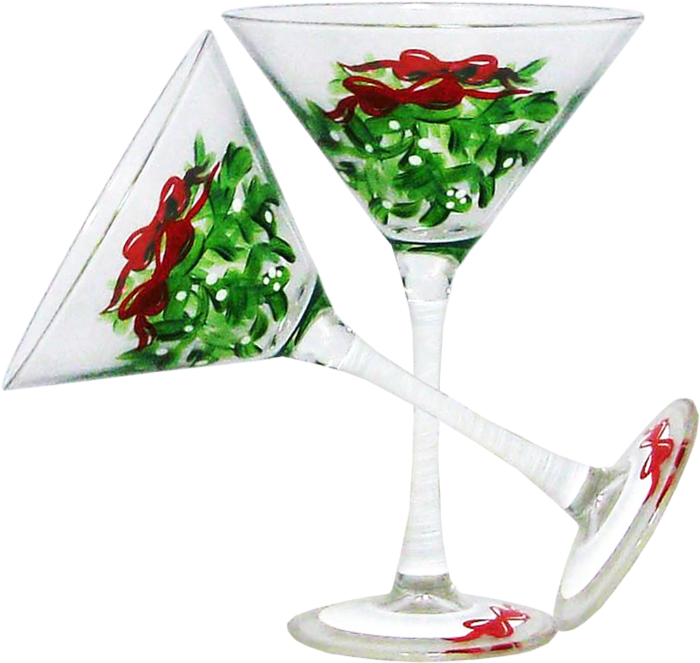 Mistletoe Love Martini Set/2 - Martini (1200x1200), Png Download