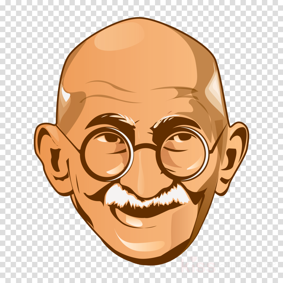 Gandhi Face Png Clipart Mahatma Gandhi Gandhi Jayanti - Mahatma Gandhi Png (900x900), Png Download