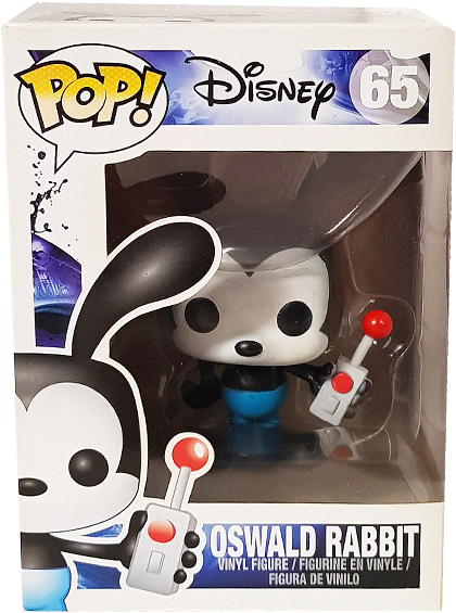Oswald Rabbit Pop Vinyl Figure - Funko Disney's Epic Mickey Game Oswald Rabbit Pop! (600x600), Png Download