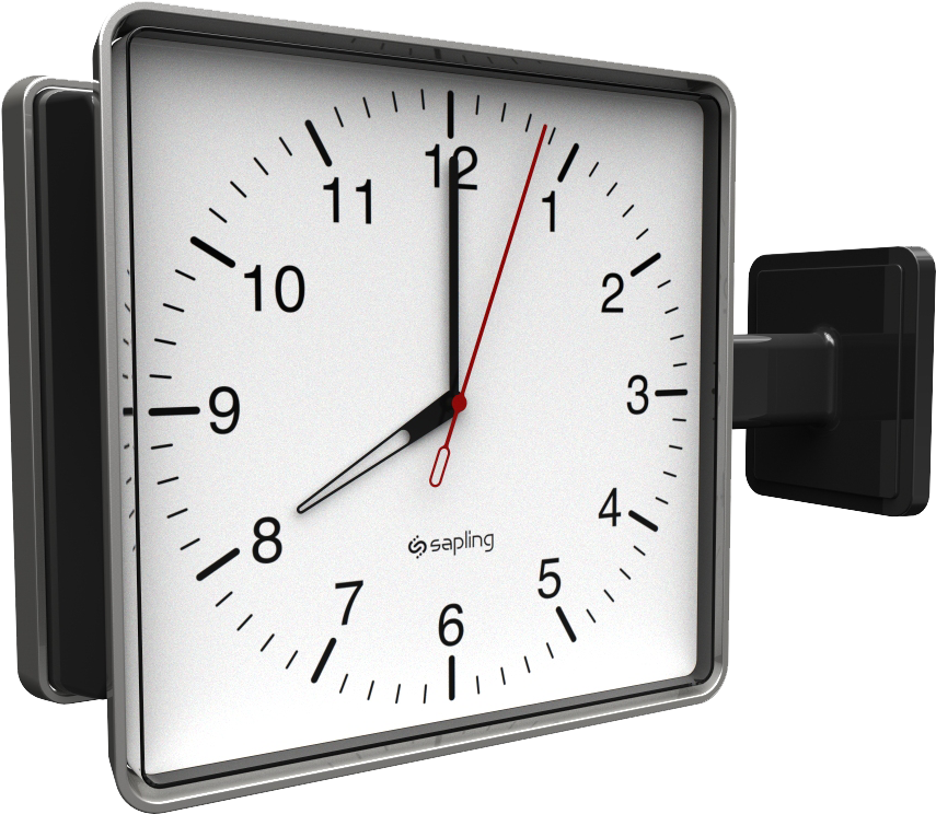 Facility - Clock (1202x985), Png Download