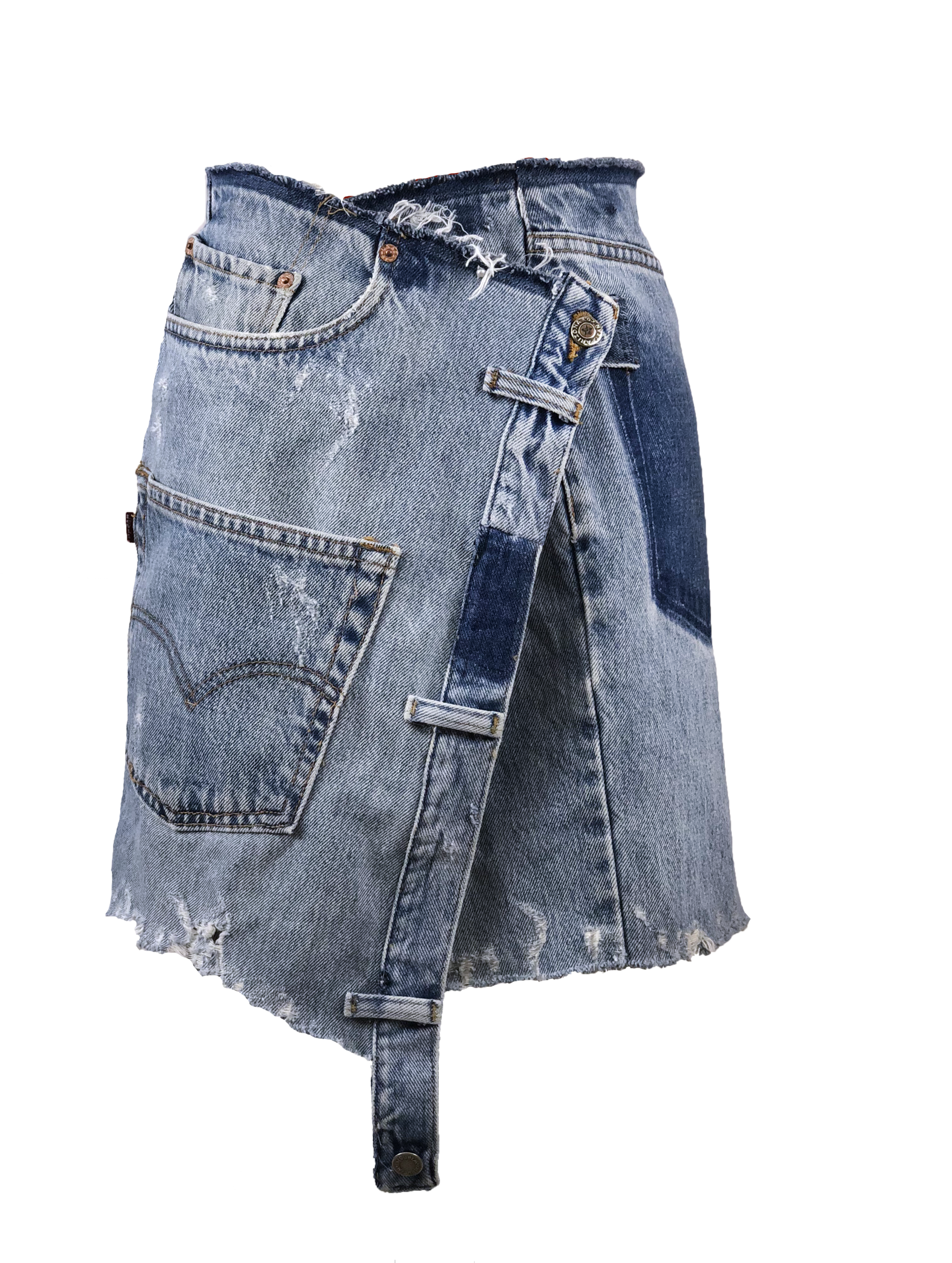 The Denim Skirt - Denim Skirt (2048x2731), Png Download